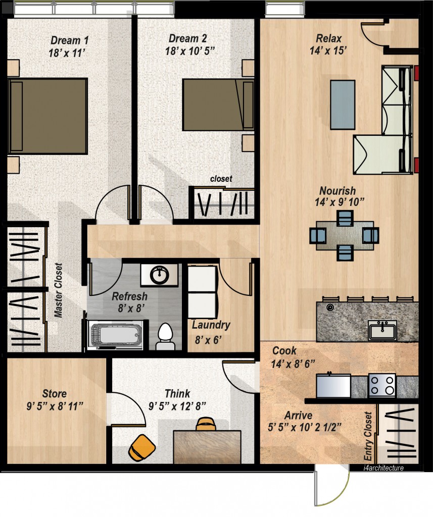 Hillcrest 2 Bedroom Den Floor Plan The Hillcrest Condos